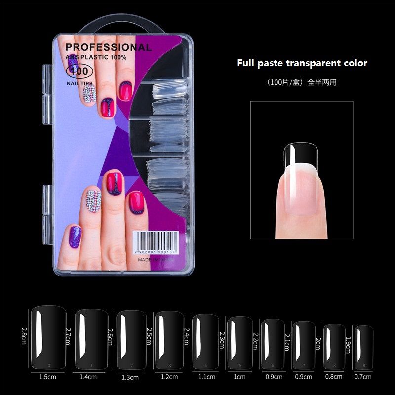 Full Nail Tips (Transparent)