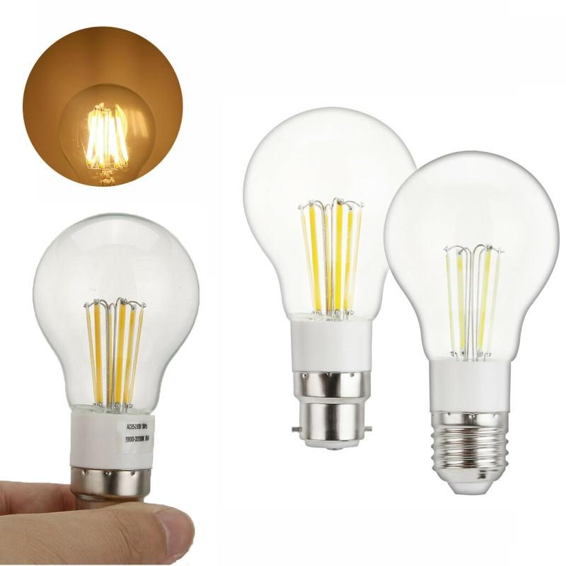Dimmable Retro LED Chandelier Candle Light Edison Bulb B22 4W 6W Filament Lamp Dimmable Retro LED Chandelier Candle Light Edison Bulb B22 4W 6W Filament Lamp
