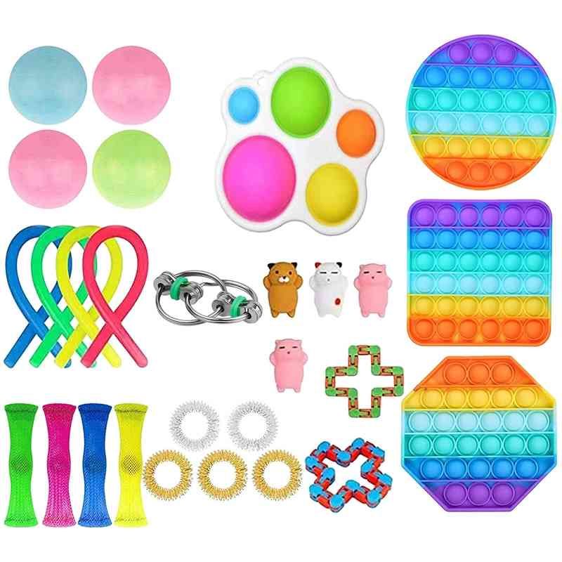 Fidget Toys Pack Anti Stress Set Popit Gift For Adults Children Squishy  Sensory Simple Dimple Figet Toy Dropship 210330 From Kong005, $36.89 |  DHgate.Com