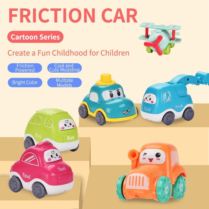 Acheter Pas Cher Dessin Anime Friction Cars Bebe Jouets Mignon Taxi Bus Tracteur Bebe Pour Enfants Garcons Cadeau Educatif Sur 1 An Du 19 Fr Dhgate