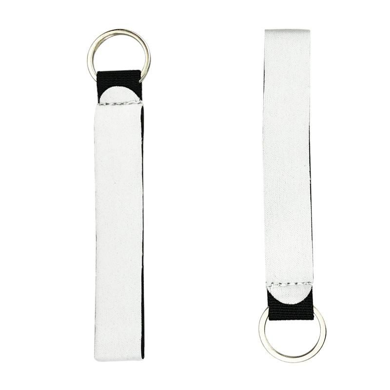 20 Pieces Blank Neoprene Wristlet Lanyards Strap Neoprene Wristlet Keychain Wrist Lanyard Keychain Holder for Women Girls 