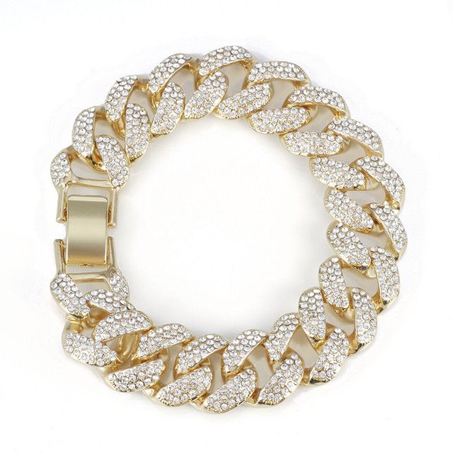 Bracciale in oro da 7 pollici