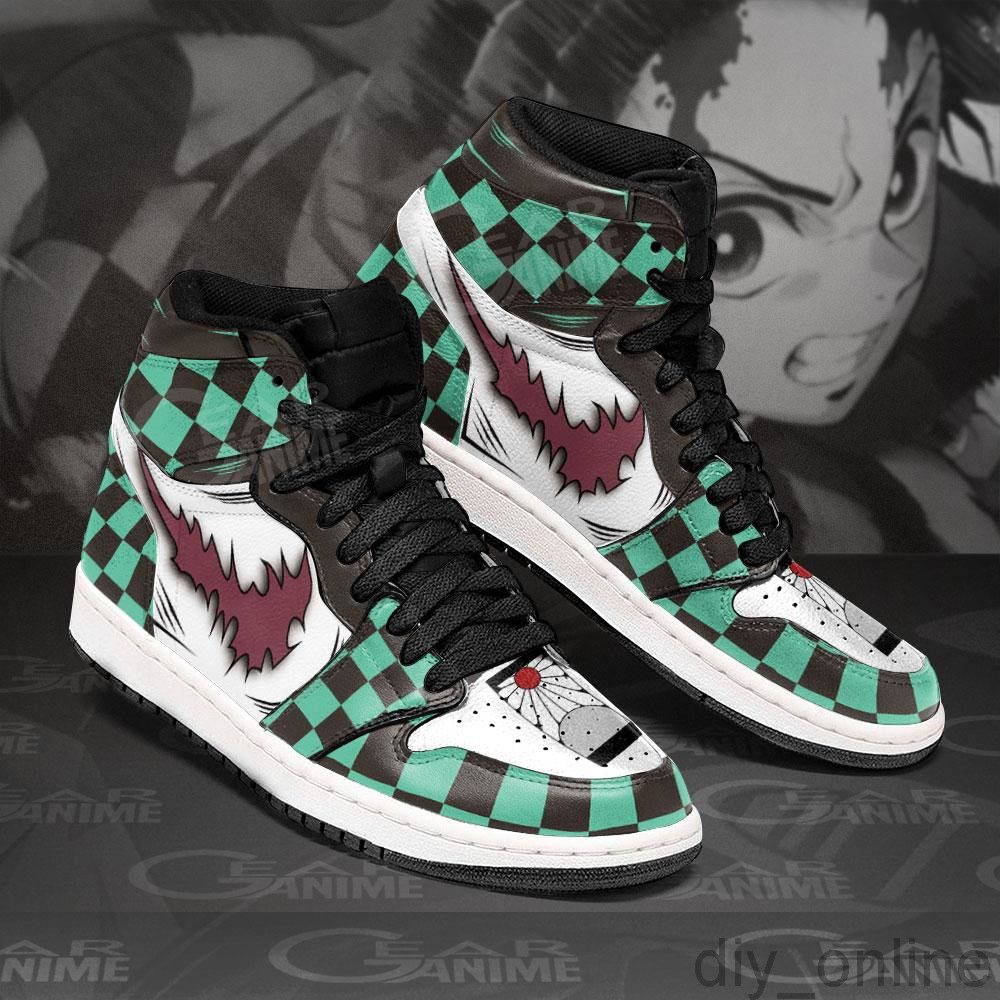 Tanjiro Sneakers Scar Custom Anime Shoes