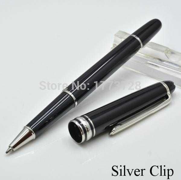 Silver Clip Roller Ball Pen