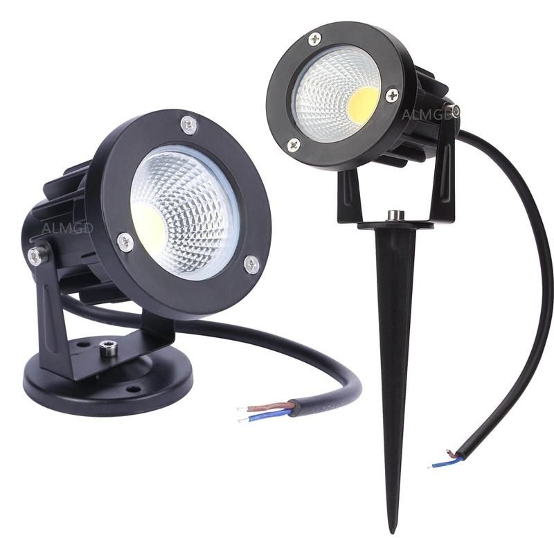 Lámpara de jardín para césped,luz LED COB IP65 de 220V y 110V para ext Lámpara de jardín para césped,luz LED COB IP65 de 220V y 110V para ext