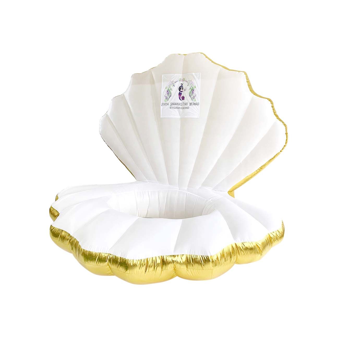 Wholesale Customized Giant Inflatable Shell Model 3m White Clam Balloon ...