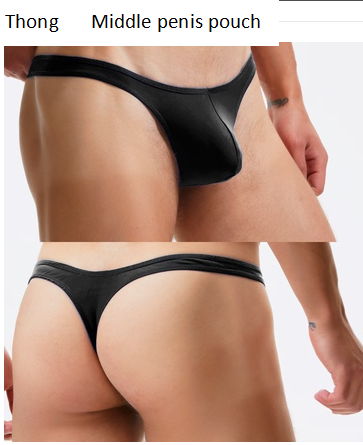 Thong middle pouch