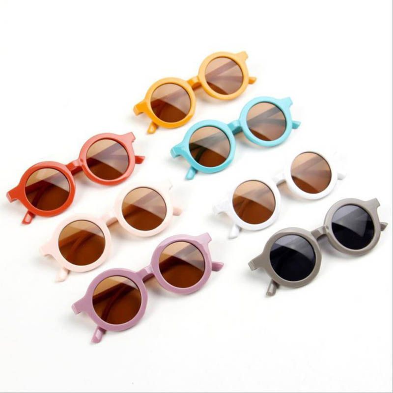 Innecesario Acercarse invención Gafas de sol Bebé Gafas de sol Redondas Vintage Lente para niños Lentes Sun  Gafas UV
