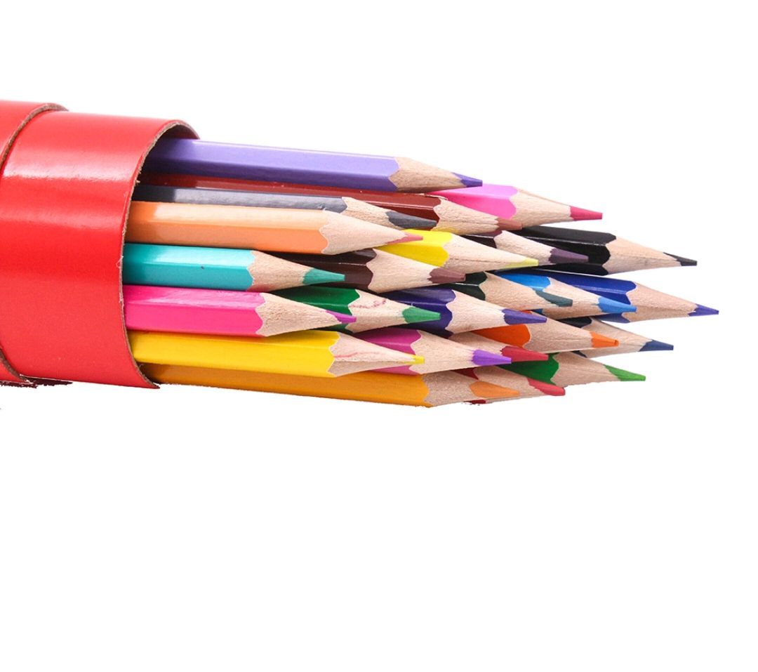 Conjunto de lápices de plomo de 24 colores de dibujos animados de dibujos animados Todos los Conjunto de lápices de plomo de 24 colores de dibujos animados de dibujos animados Todos los