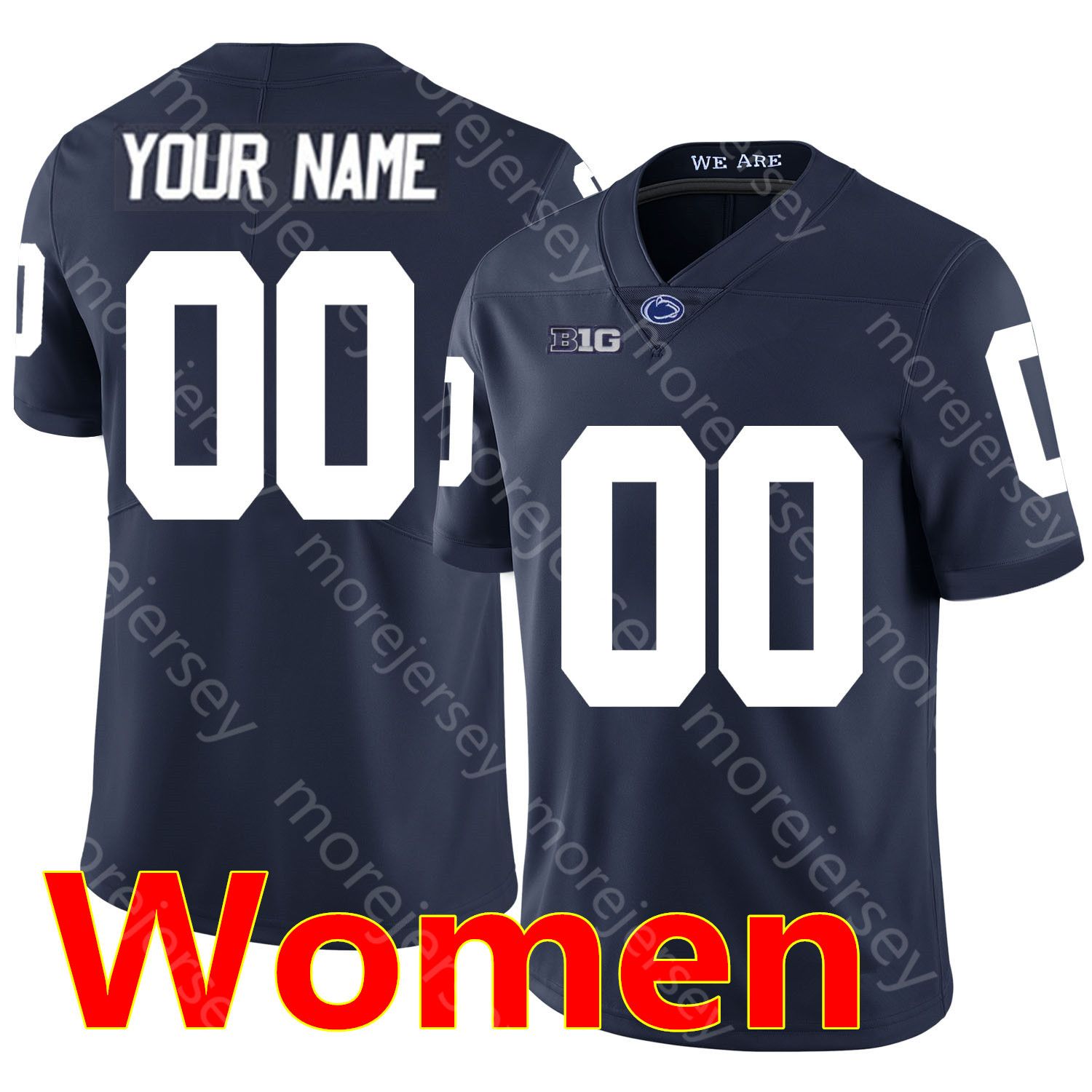 Vrouwen marine met naam