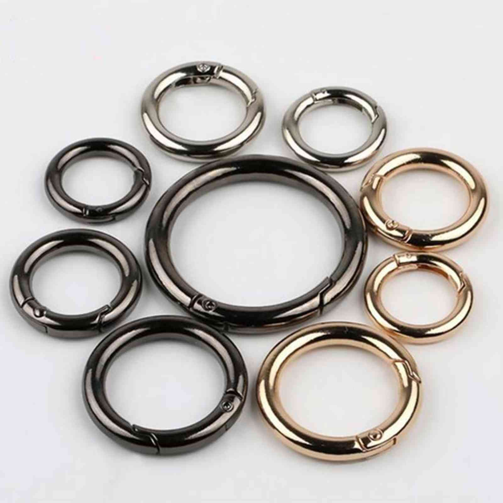 Carabiner Purses Handbags Spring O-Ring Buckles Bag Belt Buckle Snap Clasp Clip