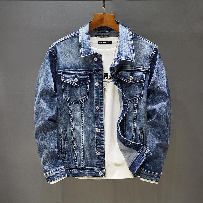 Mens Jackets Skinny Jean Jacket Men 