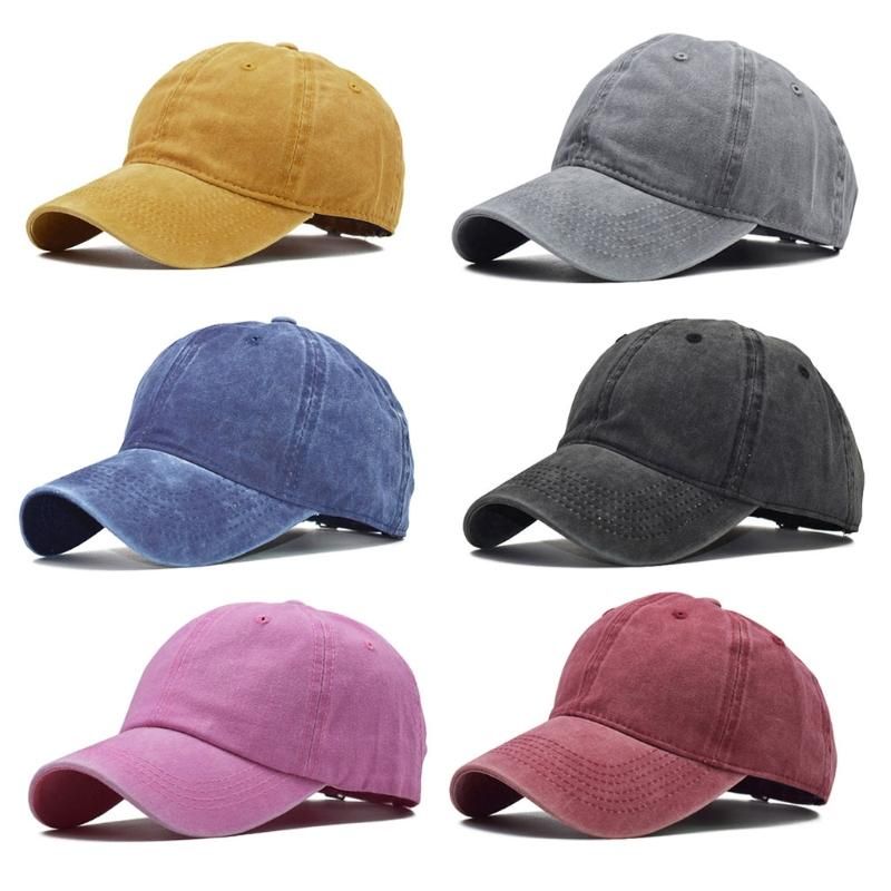 Gorra de béisbol coreana para hombre mult visera de algodón lavado Gorra de béisbol coreana para hombre mult visera de algodón lavado