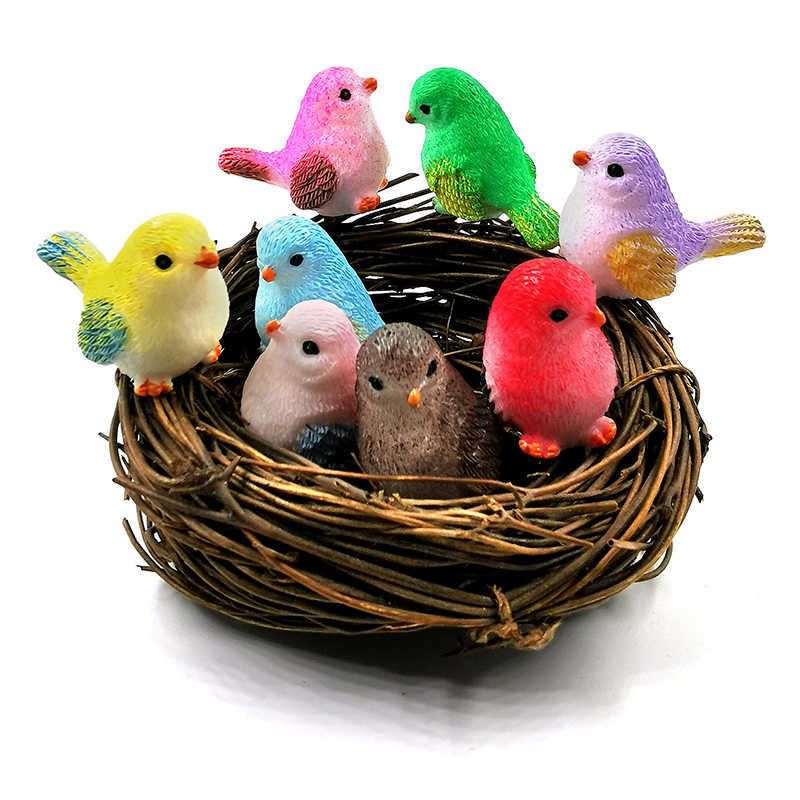 8pcs Parrot 1pc Nest