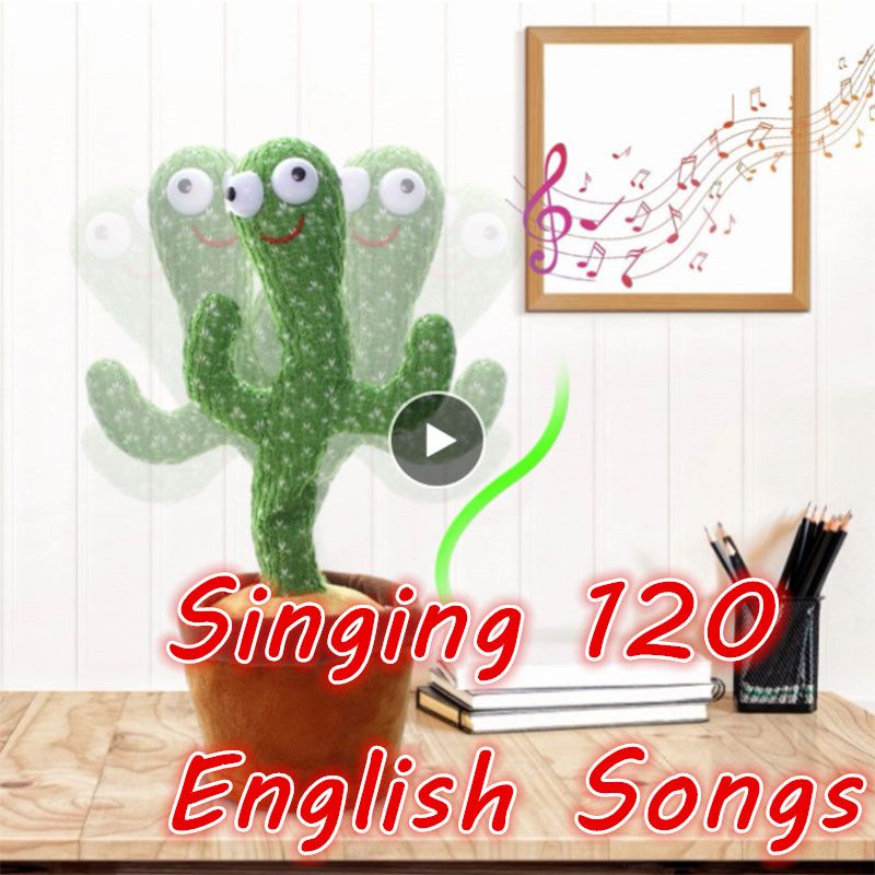 Cactus De Juguete Que Habla Cantando Y Balanceándose Cactus De Juguete Que Habla Cantando Y Balanceándose