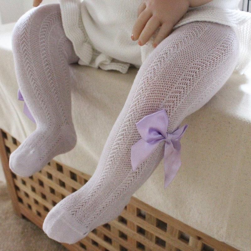 purple mesh bow