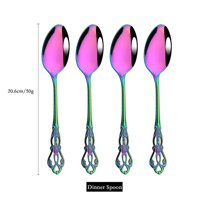 4pcs Dinner Spoon