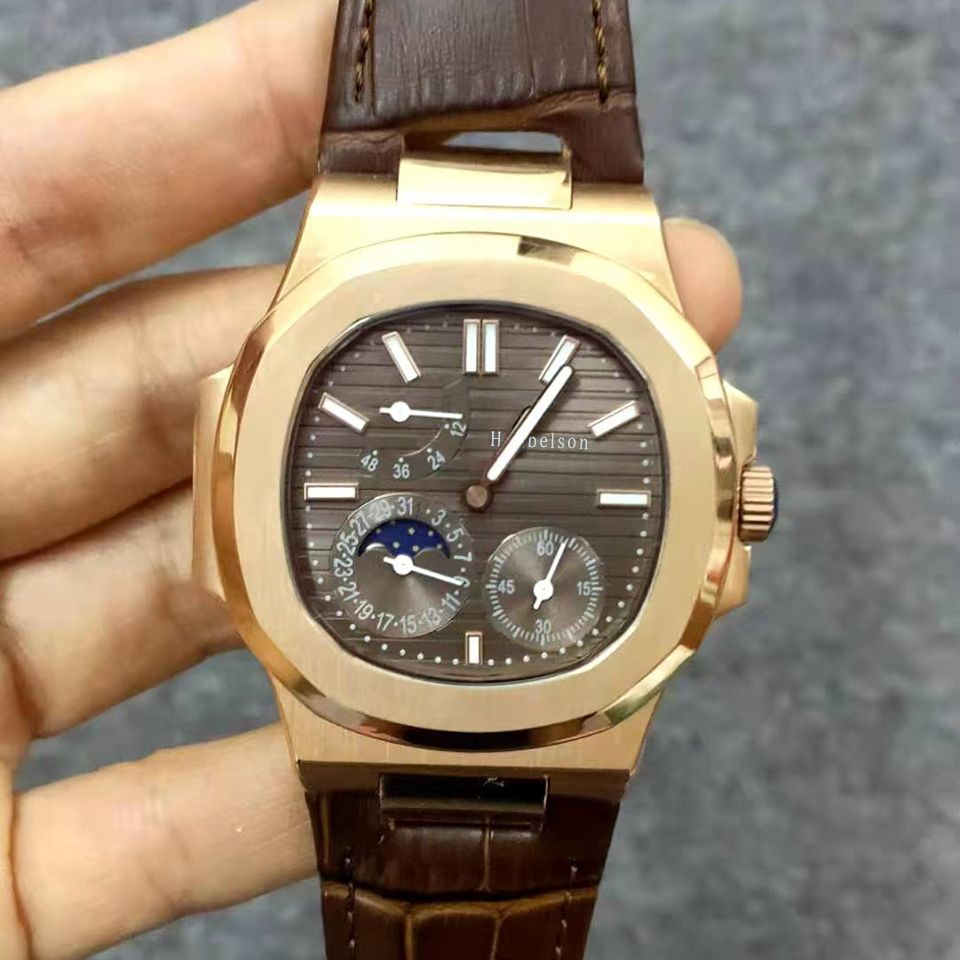 11.rose gold (Brown dial)