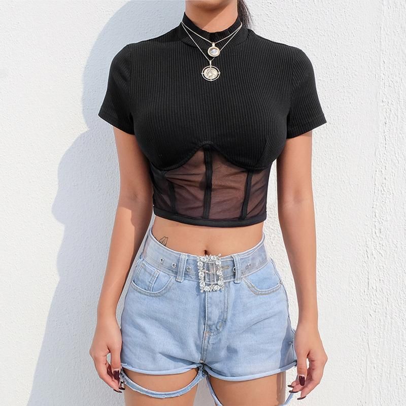 t shirt transparent femme