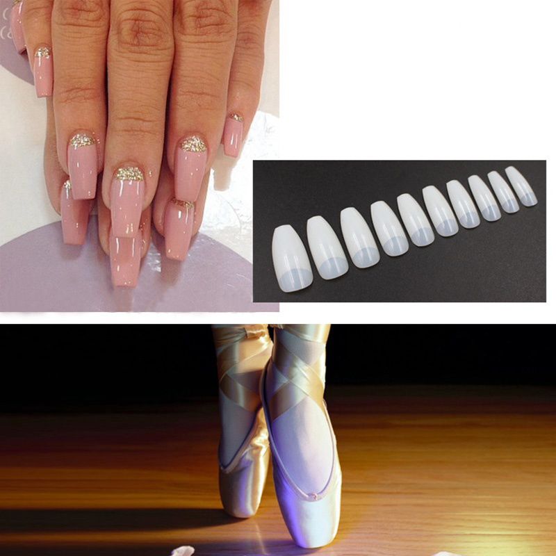 Grosshandel 500 Stuck Ballett Sarg Nagel Tipps Halbbearbeitung Naturliche Lange Finger Nail Art Qualitat Abs Diy Manikure Produkt Von Cuteage 2 73 Auf De Dhgate Com 