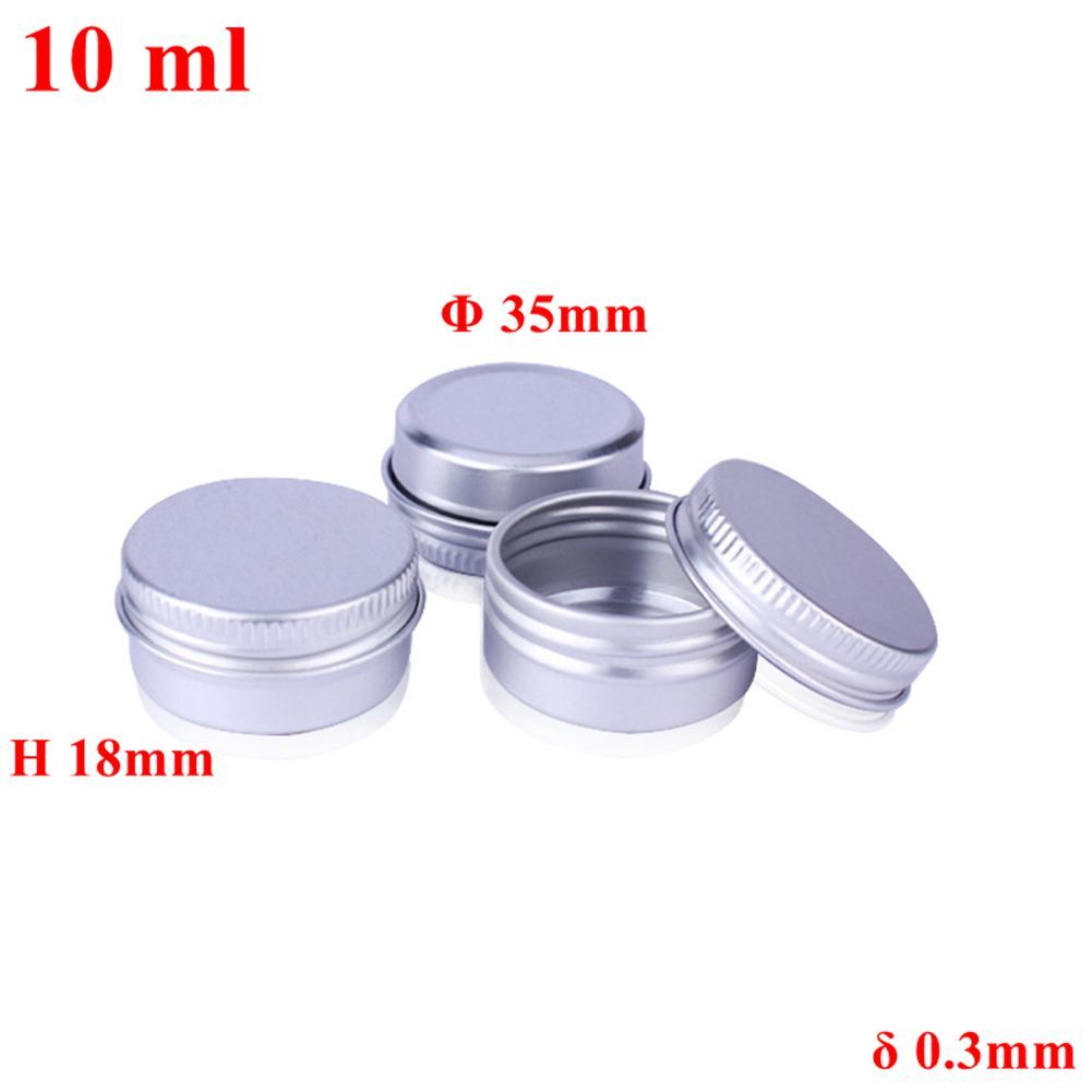 10 ml aluminium silver