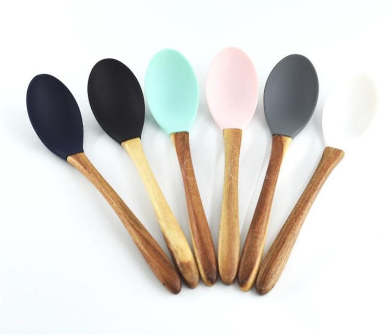 4pcs Baby Food Feeding Spoons Set, Including Small Spoon, Pot Shovel, Soup  Ladle, And Silicone Spoon