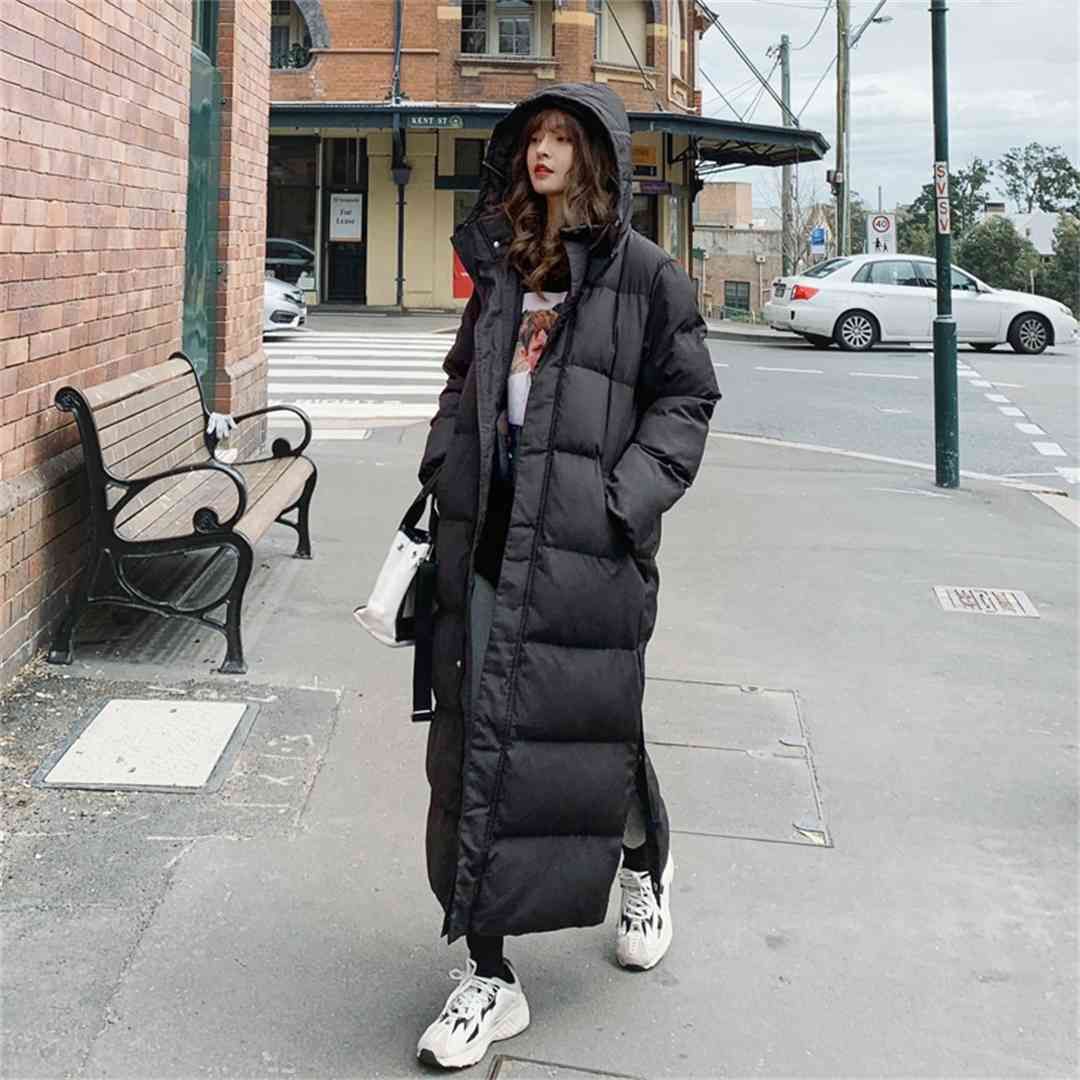 extra long winter coat plus size