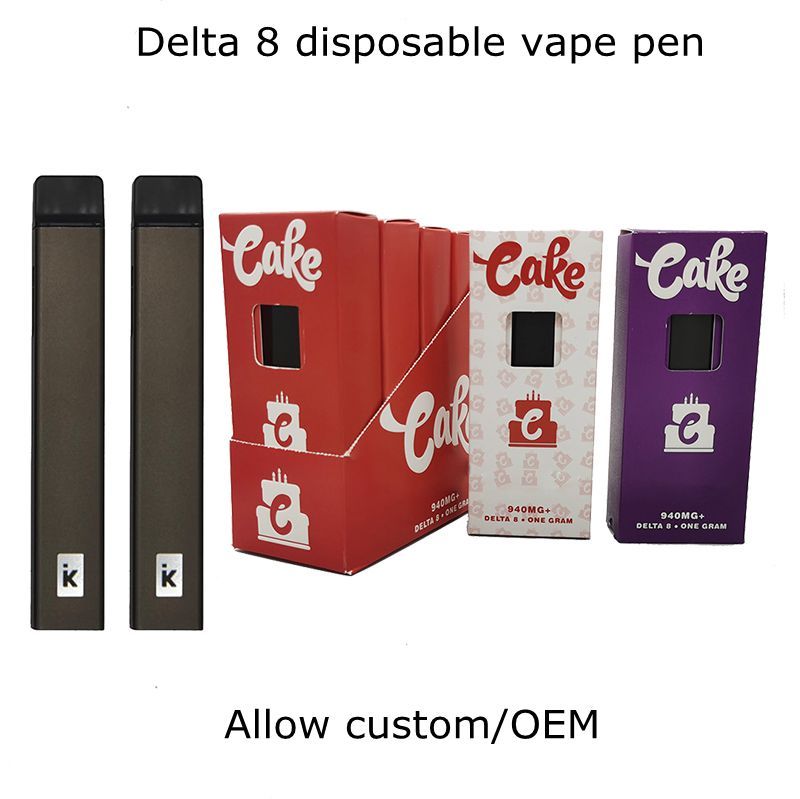 Cake Delta 8 Disposable Vape Pen E Cigarettes Rechargeable 270mah