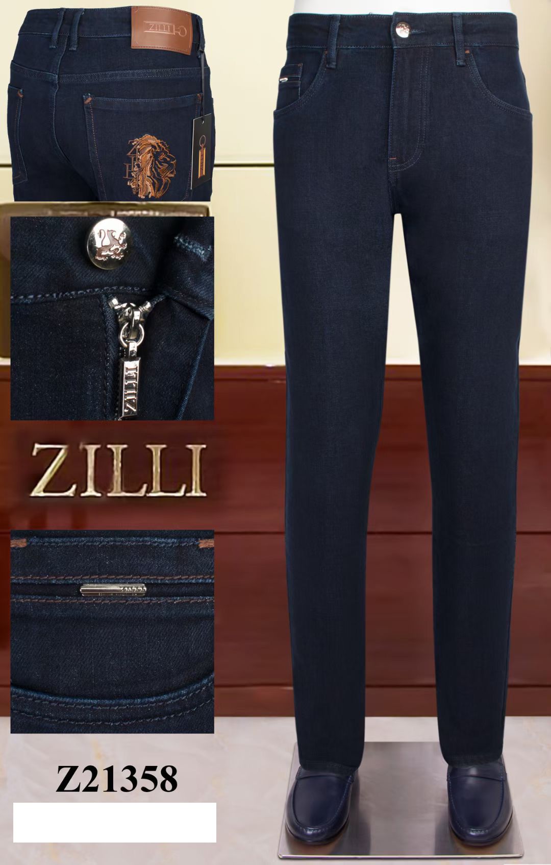 ZI*L*LI Jeans Cowhide Menswear 2022 New 
