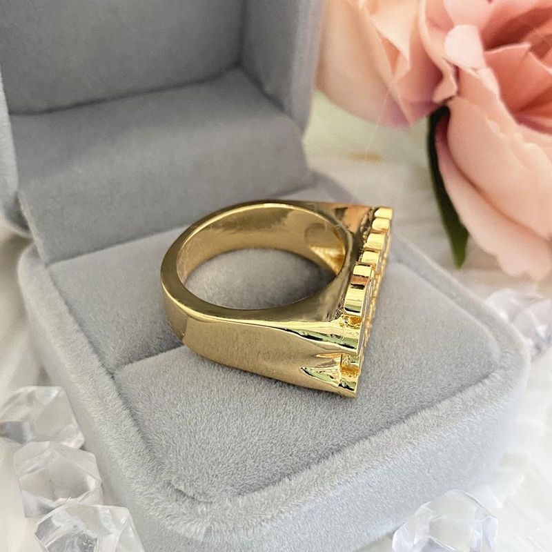 18k personalizado de nombre anillos oro personalizado retro grabar iniciales iniciales letra nombra