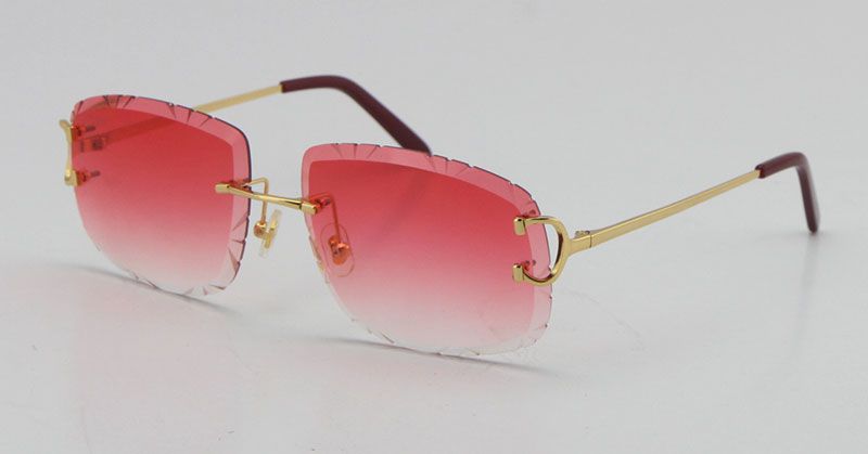 Gold Red Lens