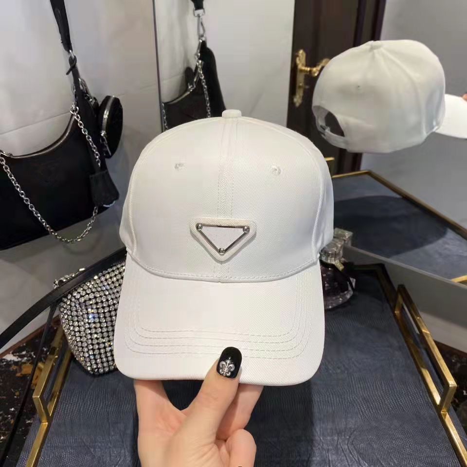 White front baseball cap