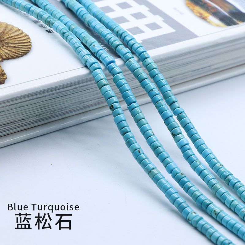 Blue Turquoise-2x4mm One Strand