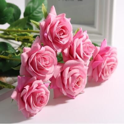 6pcs rose rose