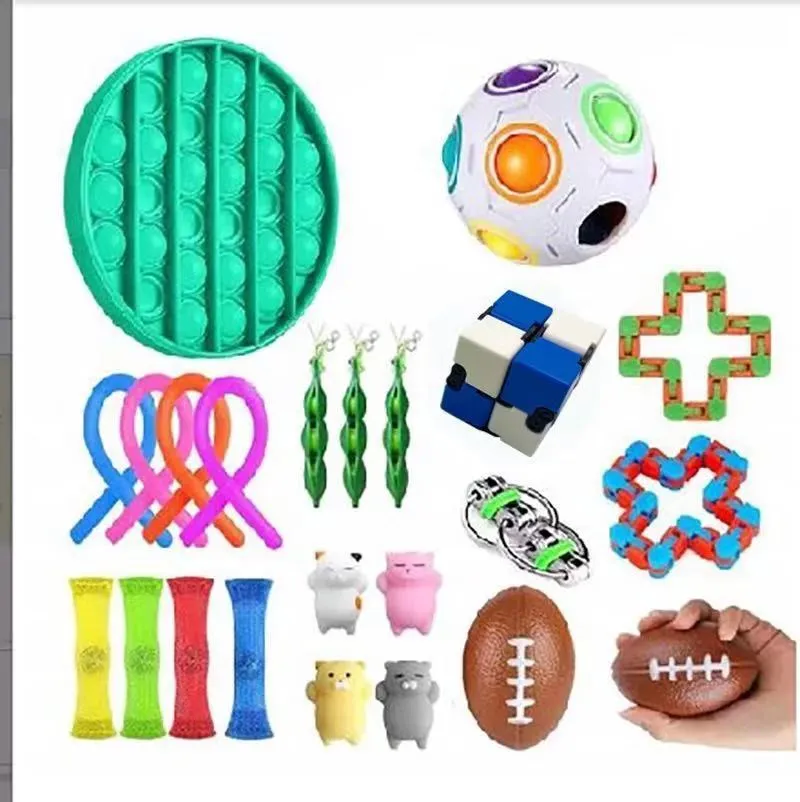 Overbevisende Stoop høj 22 Pack Fidget Toys Strs Soulagement Autisme Autisme Pop Bubble Sensory  Decomprating Jouet Pour Enfants Adultes Du 2,18 € | DHgate