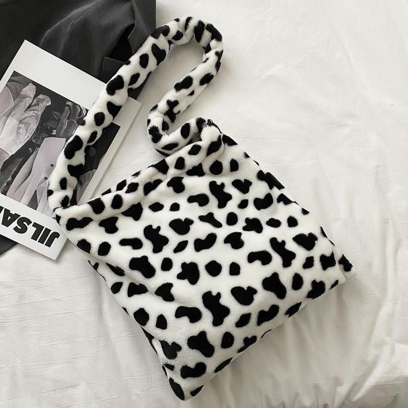 cow fluffy bolsa
