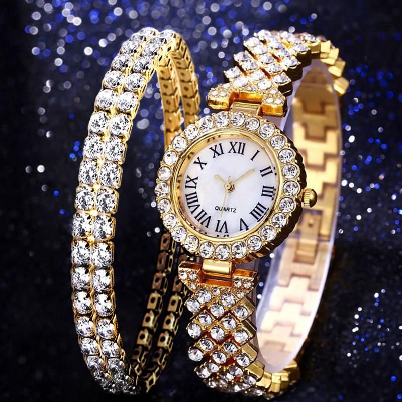 Gold watch Bracelet