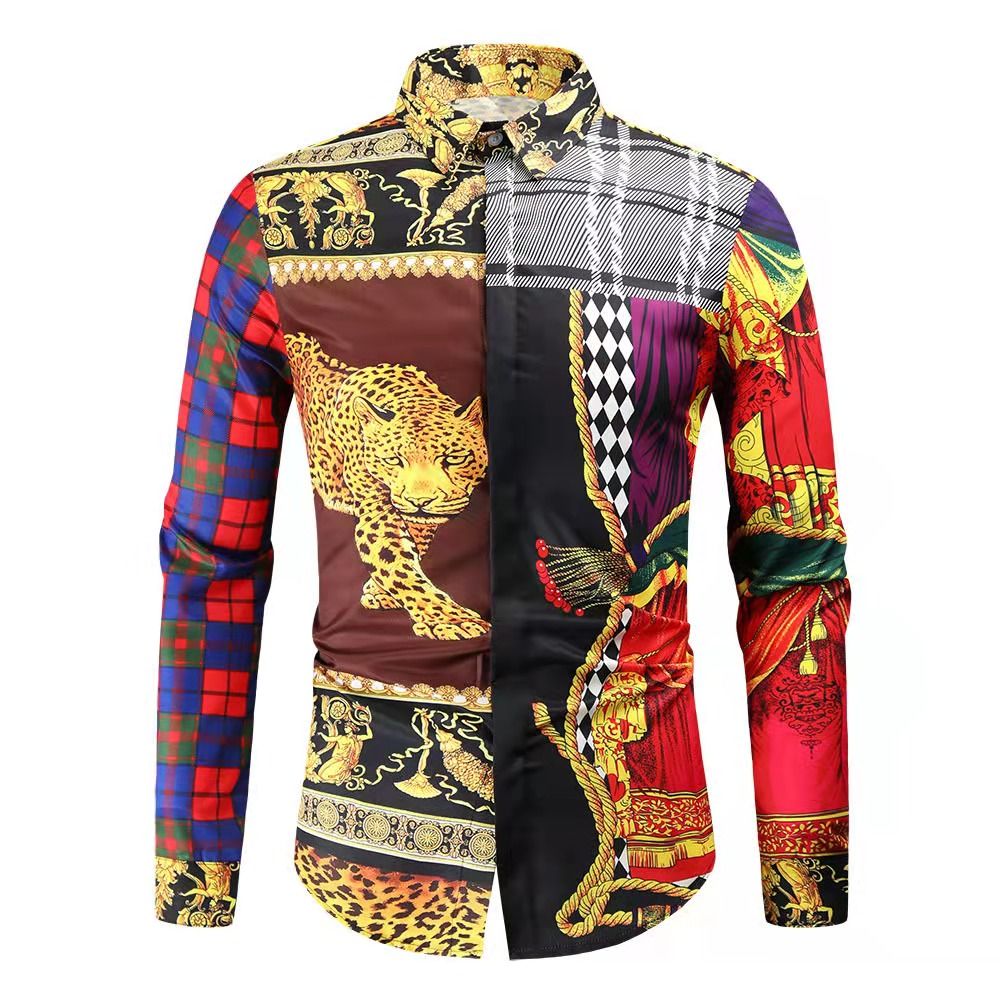 Compra Tallas Grandes 4XL Hombre Casual Vintage Vintage Camisas Casuales  Casas Camisas De Manga Larga Fall Hawaiian Shirt Hombres Sueltos Medusa  Camisa MEDUSA Patrón De Impresión Modelo Ropa XXXXL Barato | Entrega