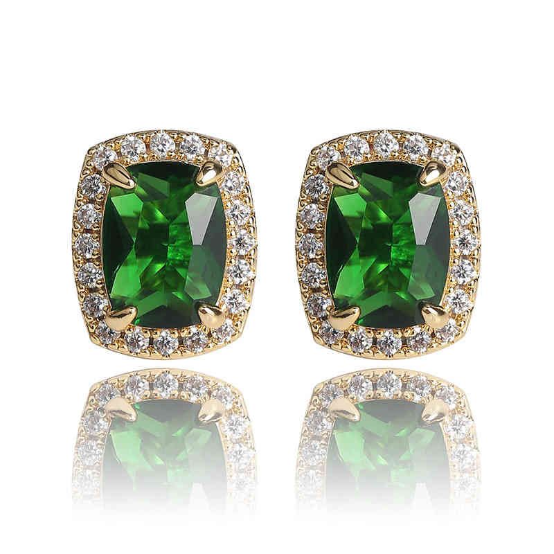 Gold Green Cz