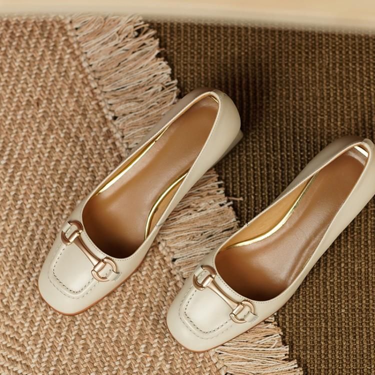 Beige Pumps