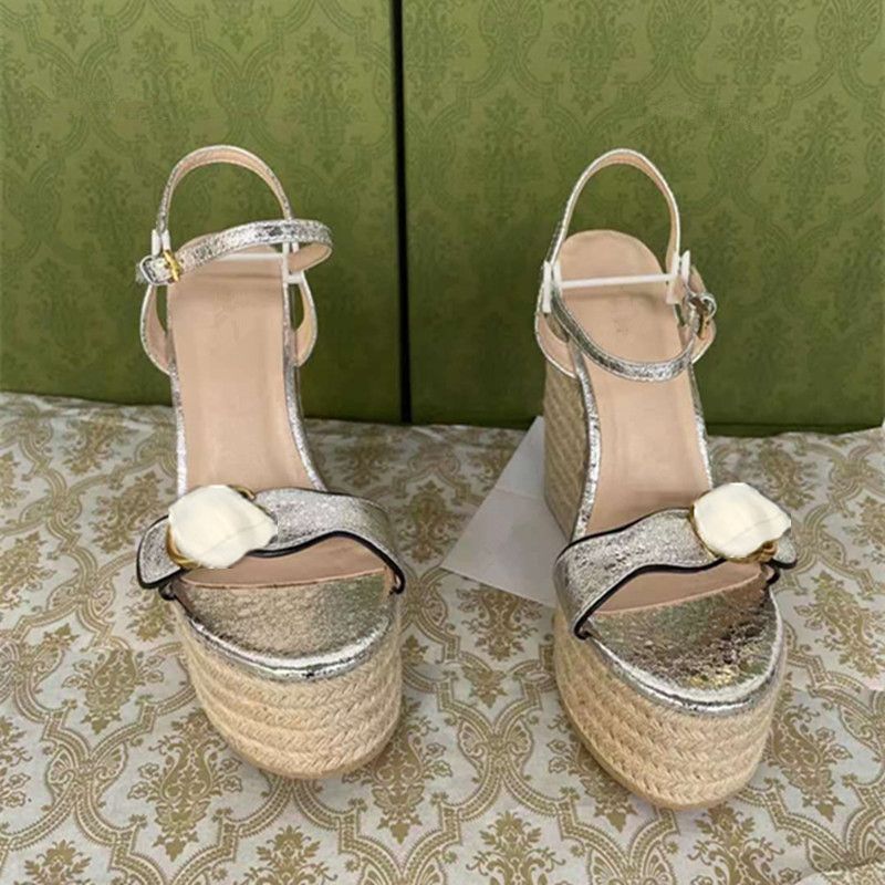 Fashion Goddess Slope Heel Sandals High 