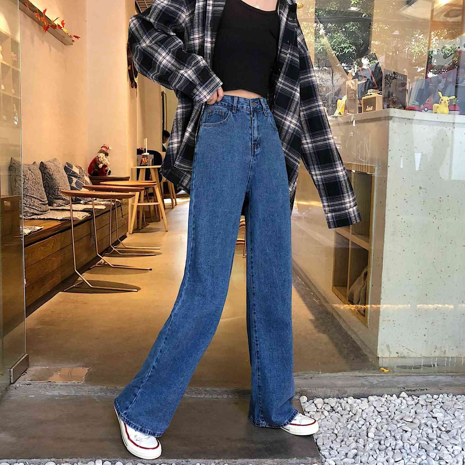 Pantalones coreanos on sale mujer