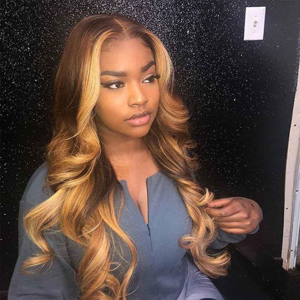 26inch Honey Blonde Full Lace Human Hair Wigs Colored Frontal Wig OmbreLace Front Human Hair Preplucked 26inch Honey Blonde Full Lace Human Hair Wigs Colored Frontal Wig OmbreLace Front Human Hair Preplucked
