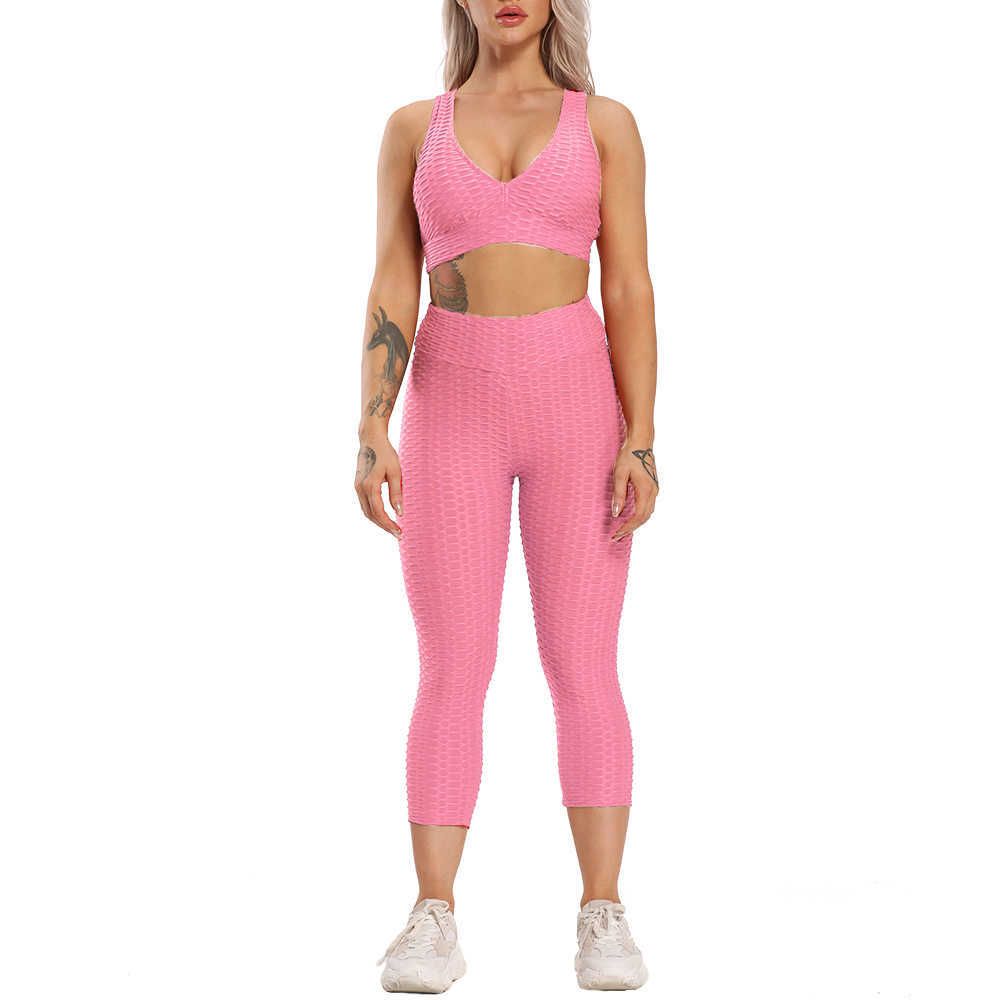 Roze yoga set