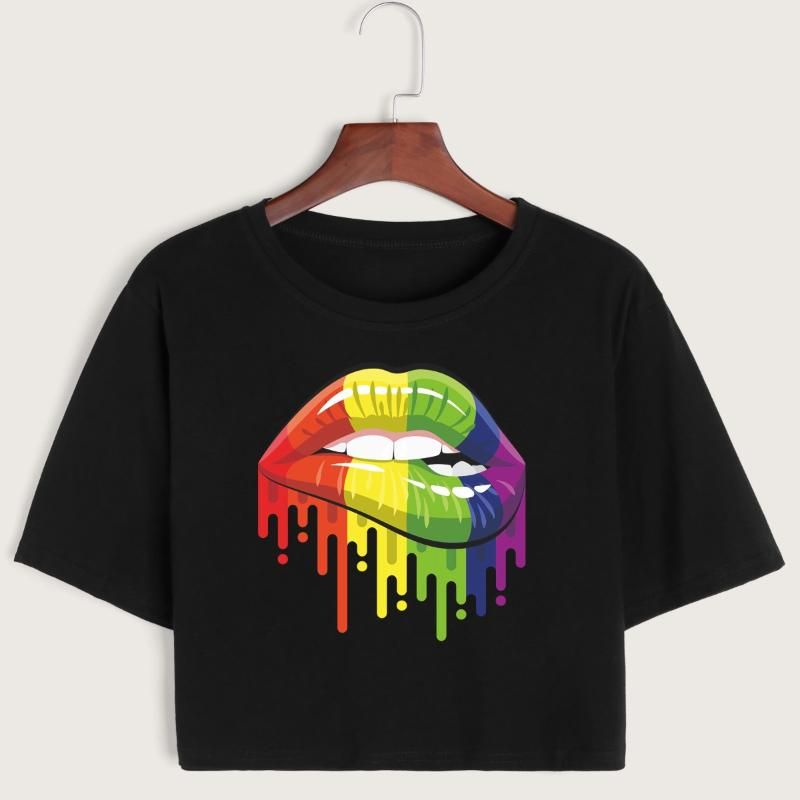 drip lip t shirt