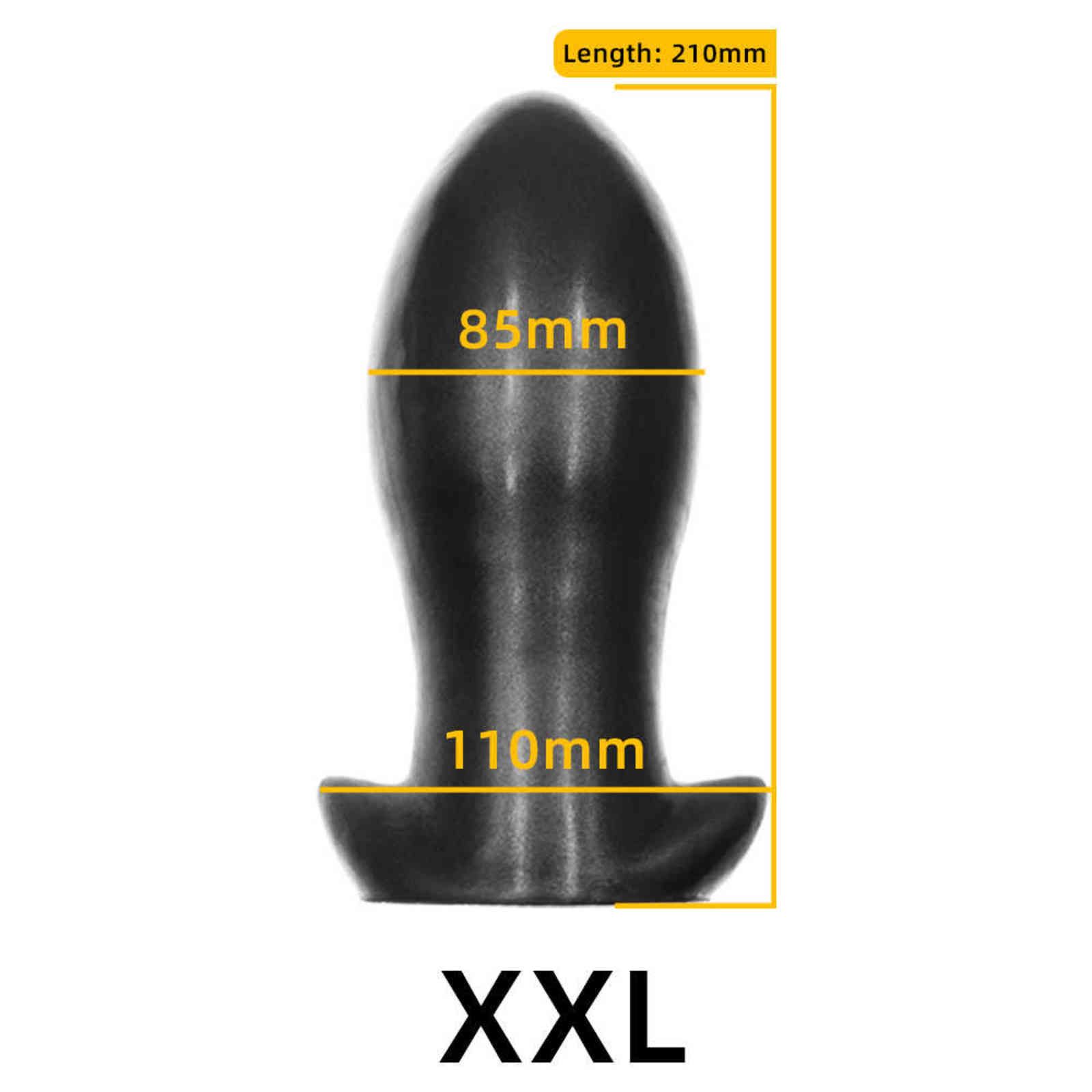 Black XXL (23cm)