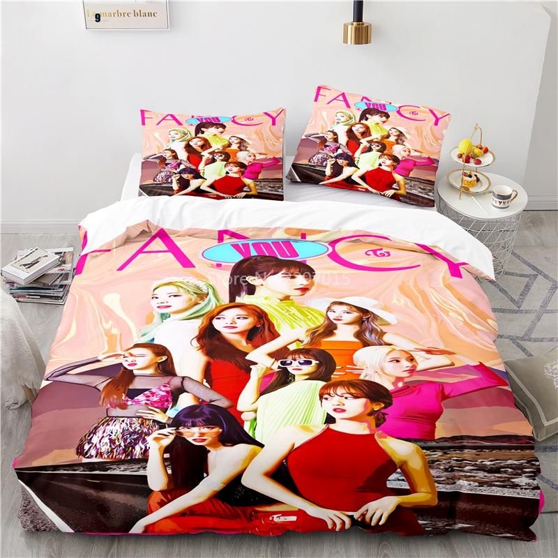 Satin Al Yatak Setleri Kore Sarkici Jisoo Jennie Desen Seti Keten Yatak Ortusu Nevresim Yastik Kilifi Tek Cift Ikiz Tam Kralice Kral 2 3 Adet Tl911 32 Tr Dhgate Com