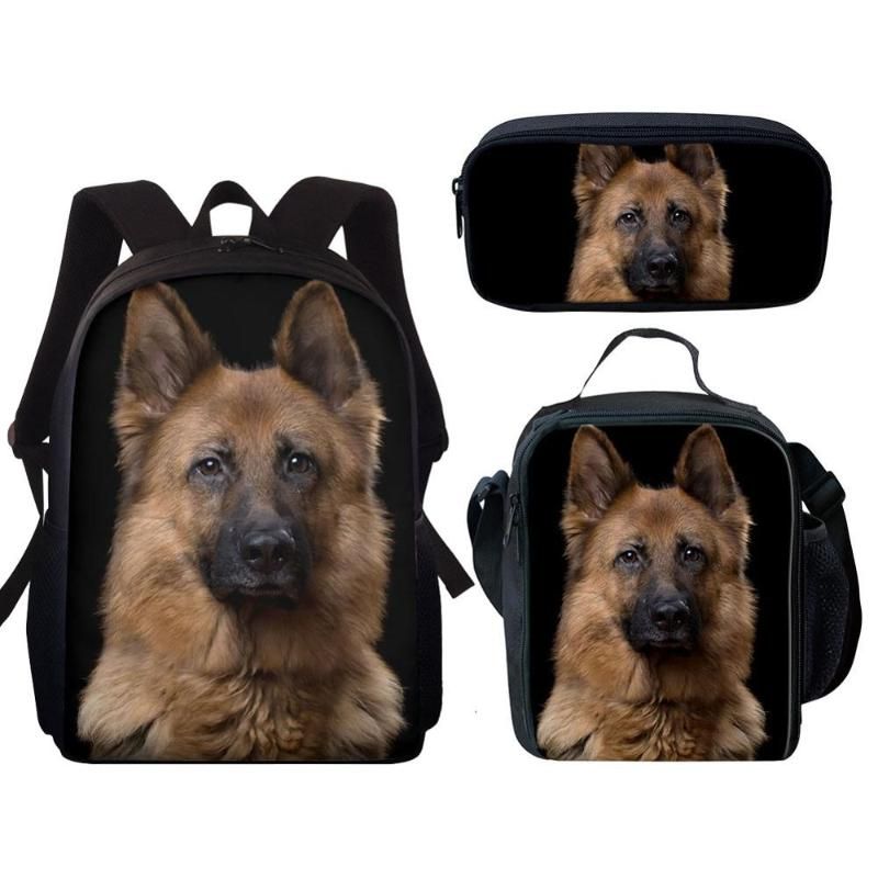 german shepherd school backpack