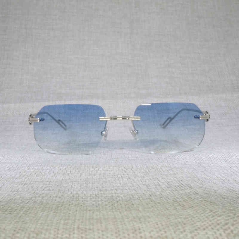 Silver Frame Blue