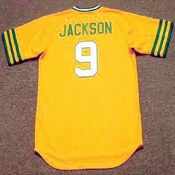 9 reggie jackson 1973 yellow